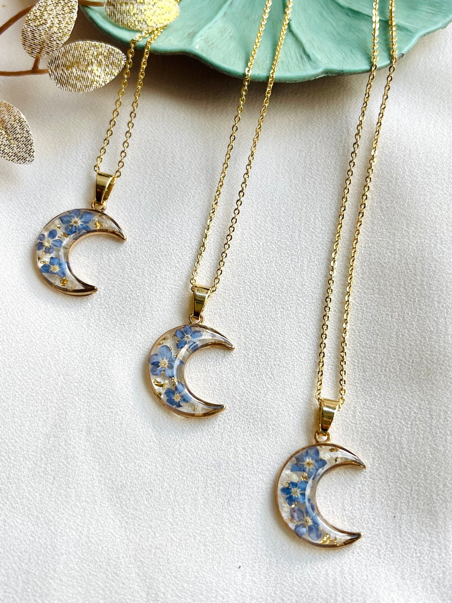 Pressed Flower Necklace