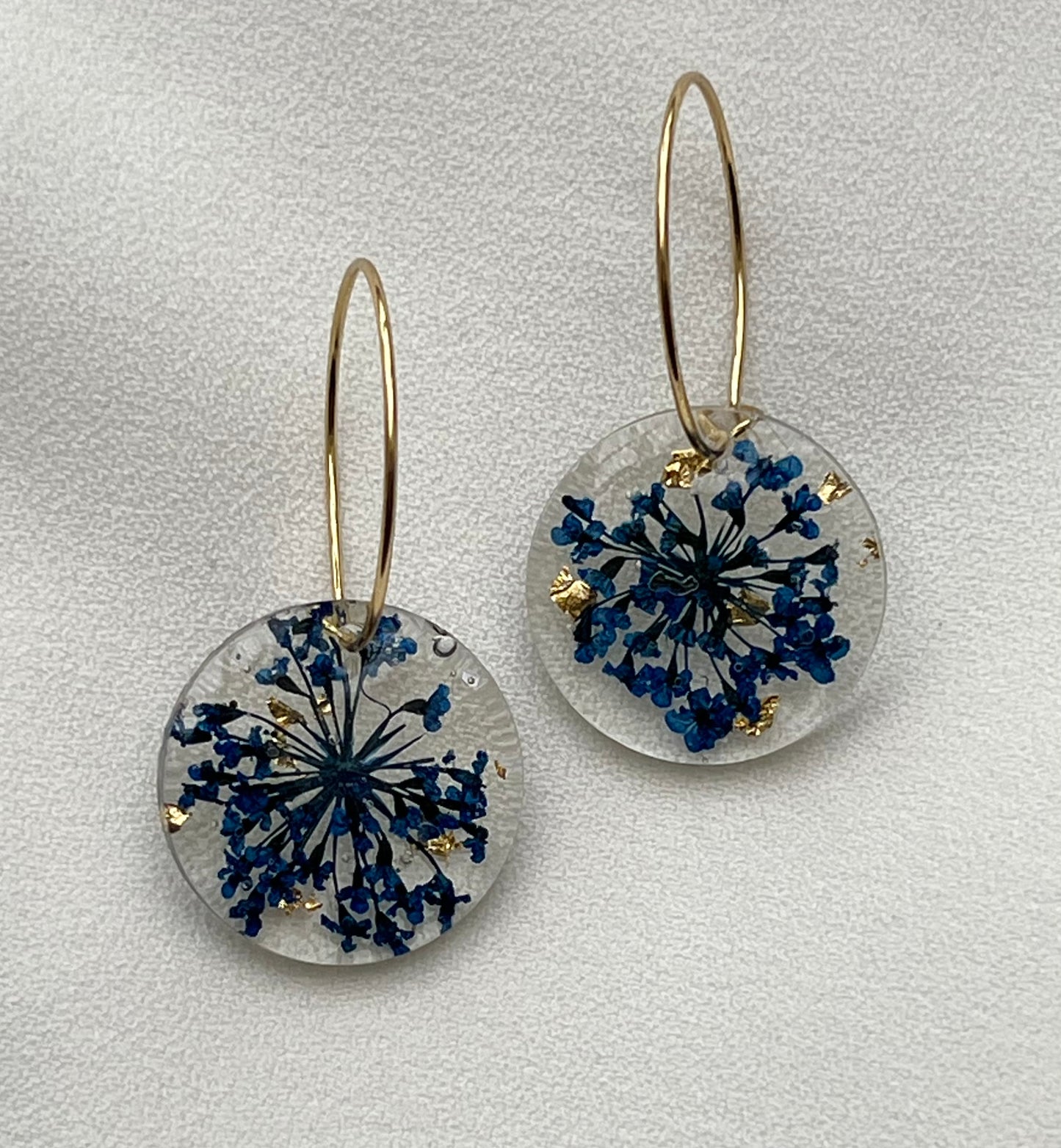 Pressed Flower Earrings