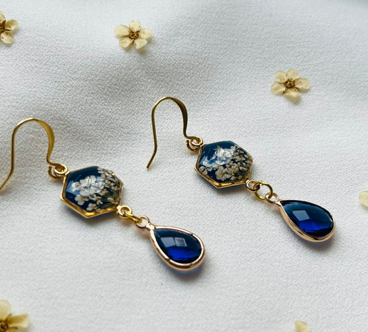 Pressed Flower Earrings