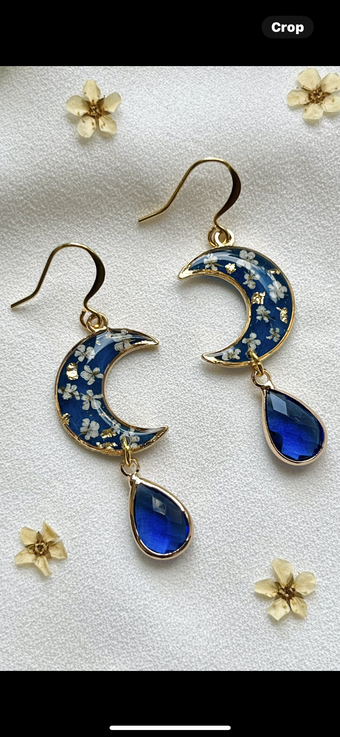 Pressed Flower Earrings