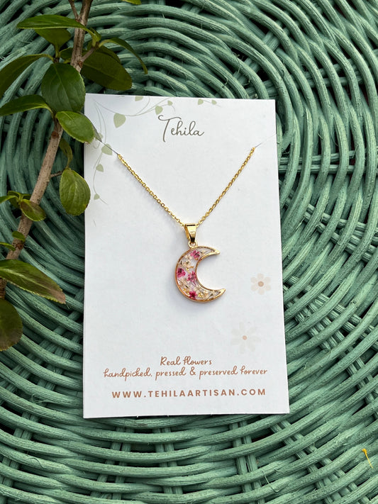 Pressed Flower Necklace