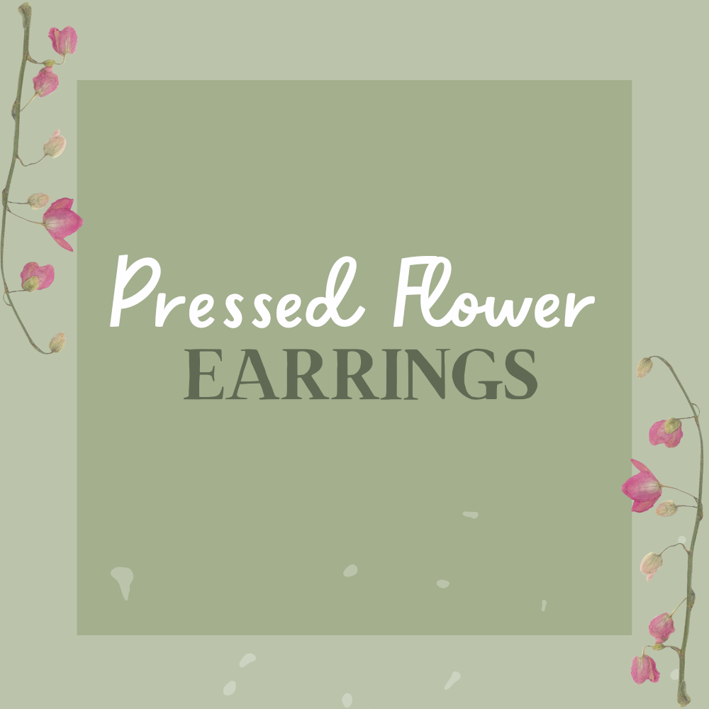 Pressed Flower Earrings