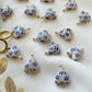 Polymer Clay Hand painted Hearts