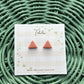 Polymer Clay| Triangle studs