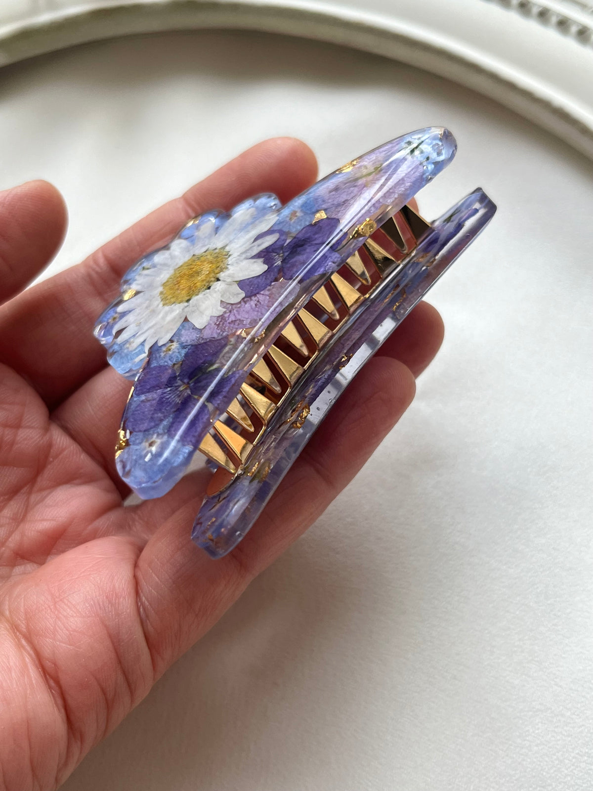 Pressed Flowers | Claw Clips