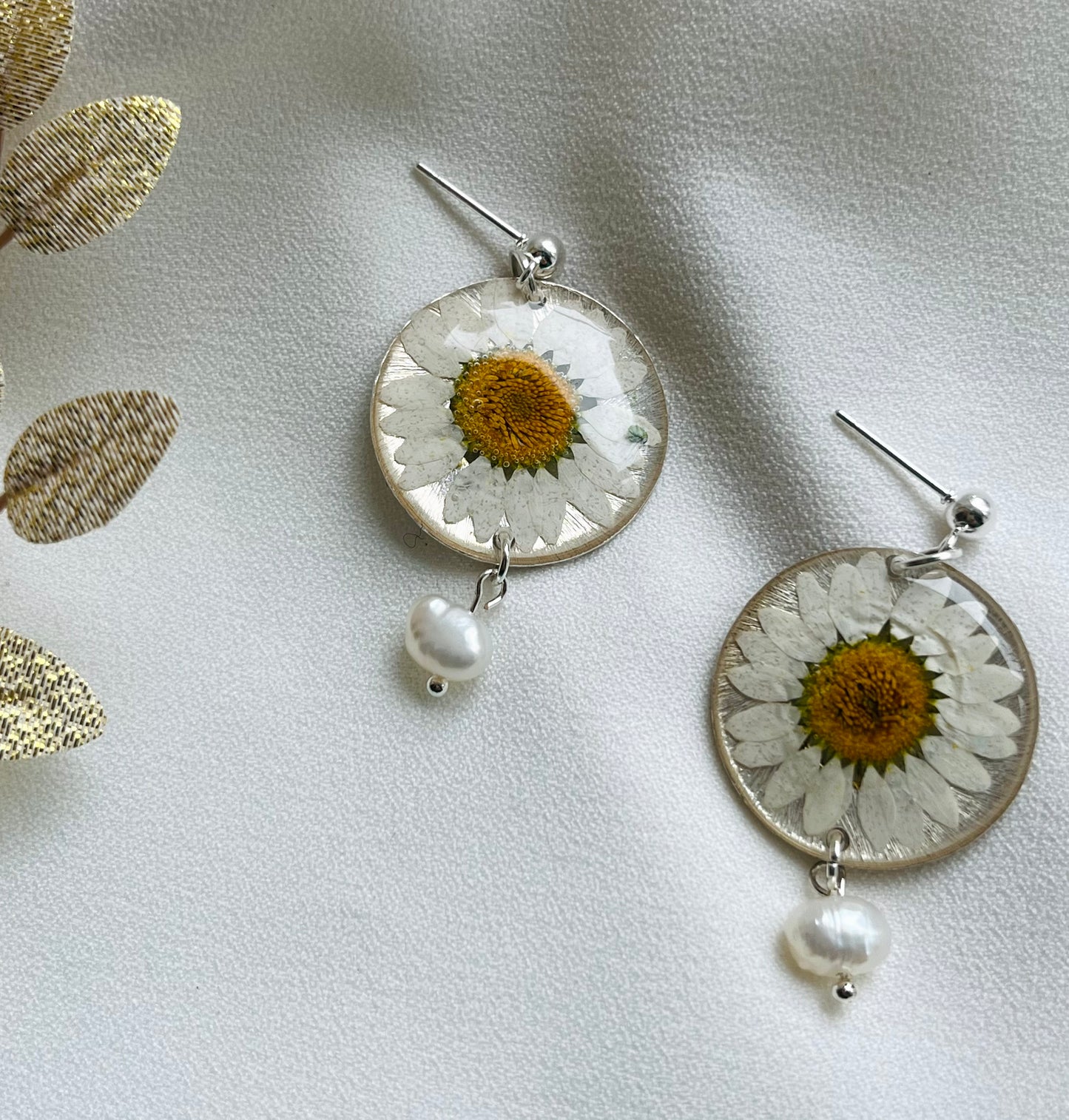 Pressed Flowers Earrings