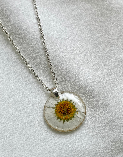 Pressed Flower Necklace