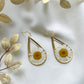 Real Flower Earrings