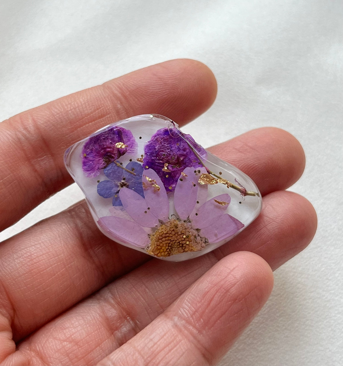 Pressed Flowers | Barrette
