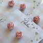 Polymer Clay | English Rose Studs | Hypoallergenic