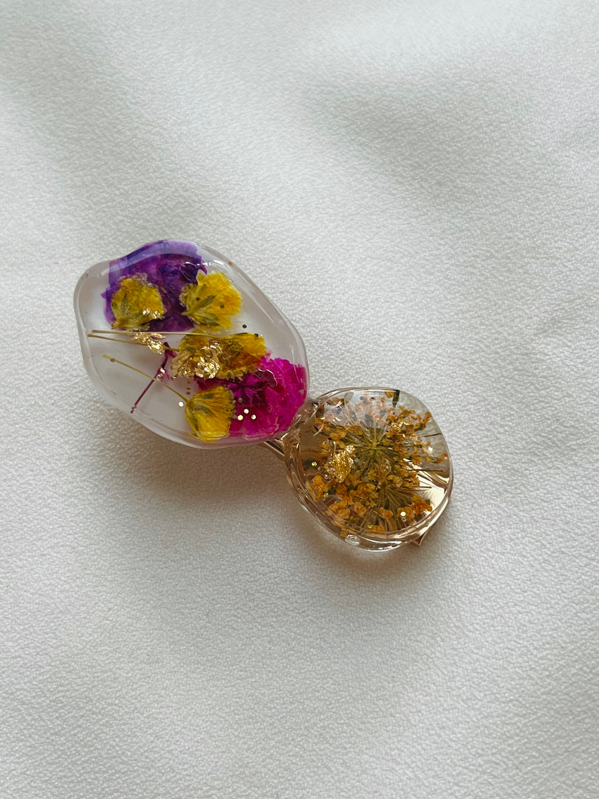 Pressed Flowers | Barrette