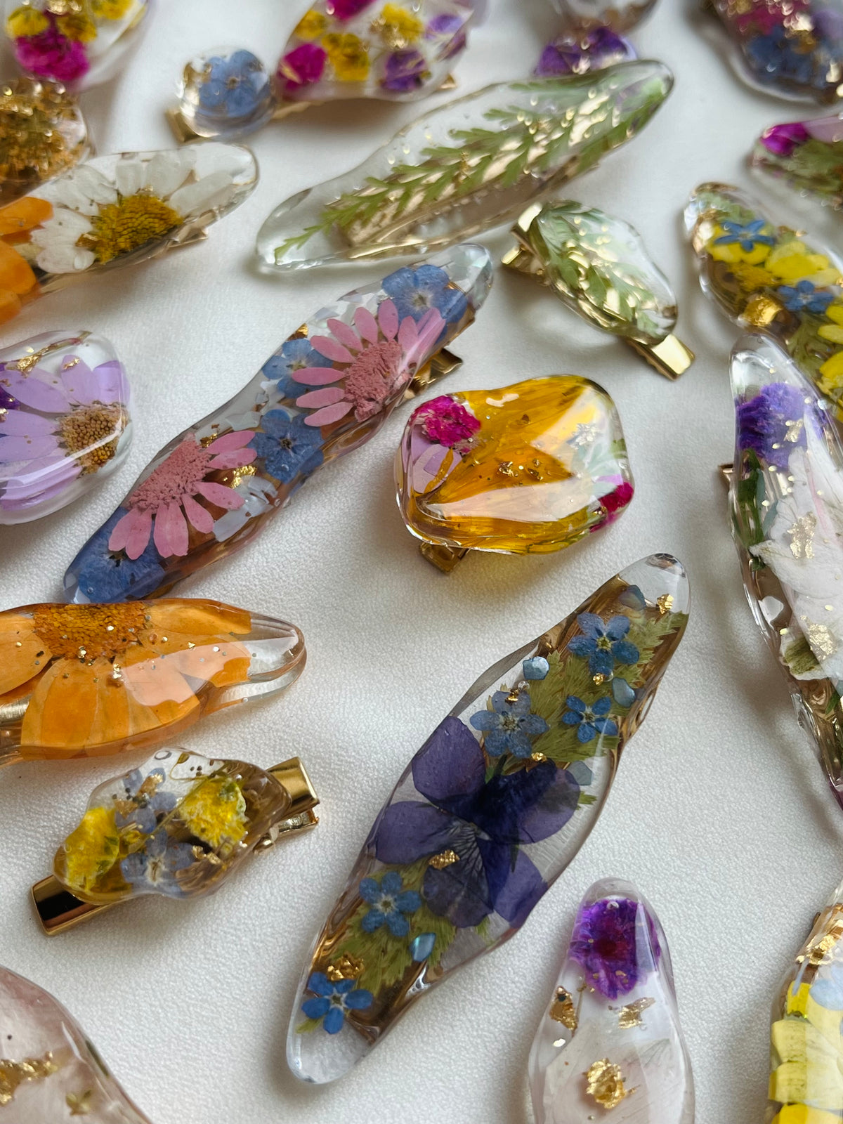 Pressed Flowers | Barrette