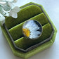 Pressed Flowers | Stainless Steel | Daisy Ring | Adjustable
