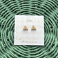 Polymer Clay| Triangle studs