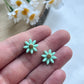 Polymer Clay | Daisy Studs | Hypoallergenic