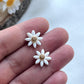 Polymer Clay | Daisy Studs | Hypoallergenic