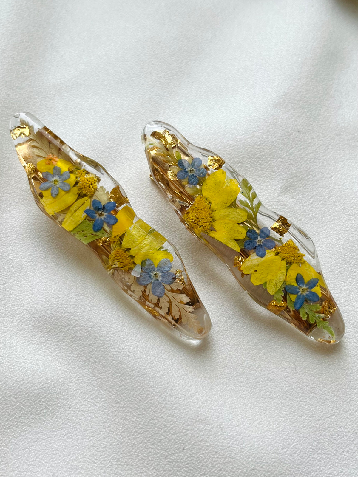 Pressed Flowers | Barrettes