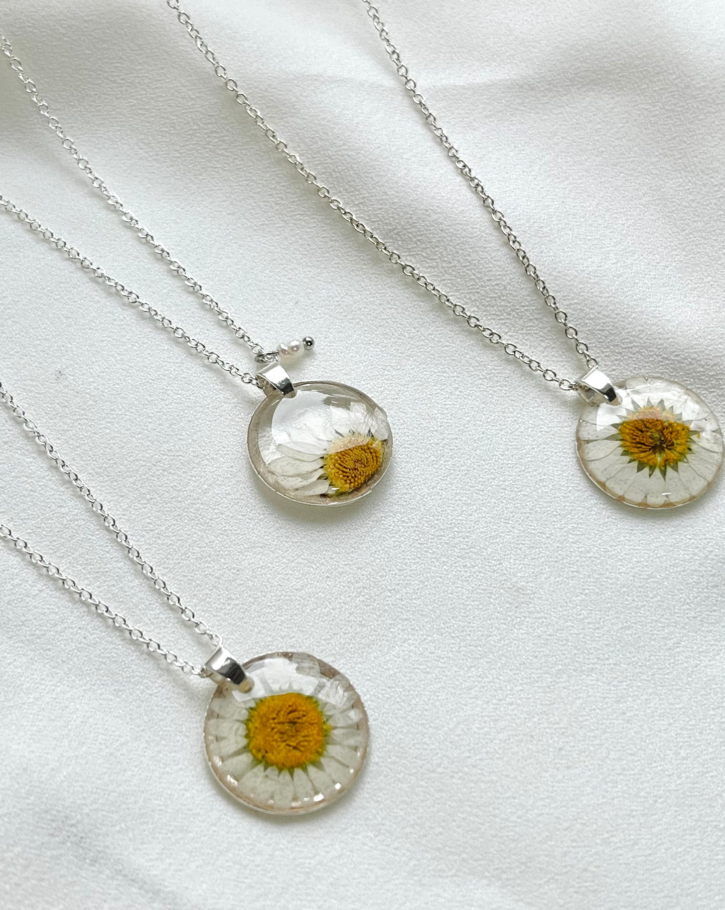 Pressed Flower Necklace