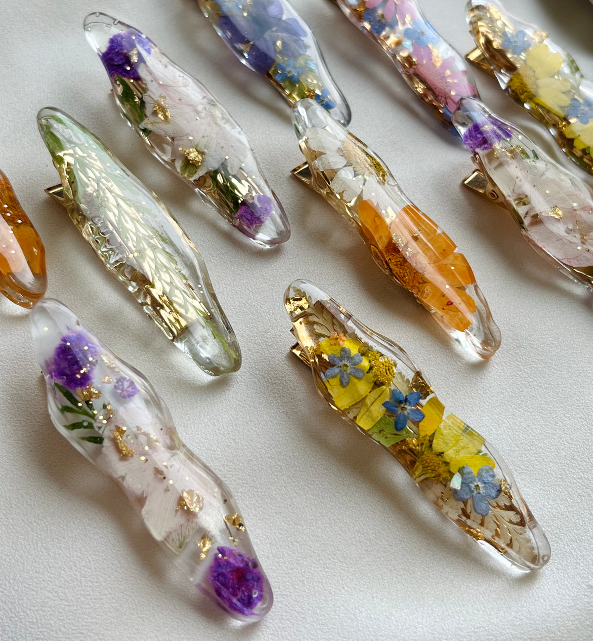 Pressed Flowers | Barrette