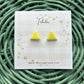 Polymer Clay| Triangle studs