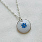 Pressed Flowers | Forget Me Not | Necklace