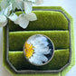 Pressed Flowers | Stainless Steel | Daisy Ring | Adjustable
