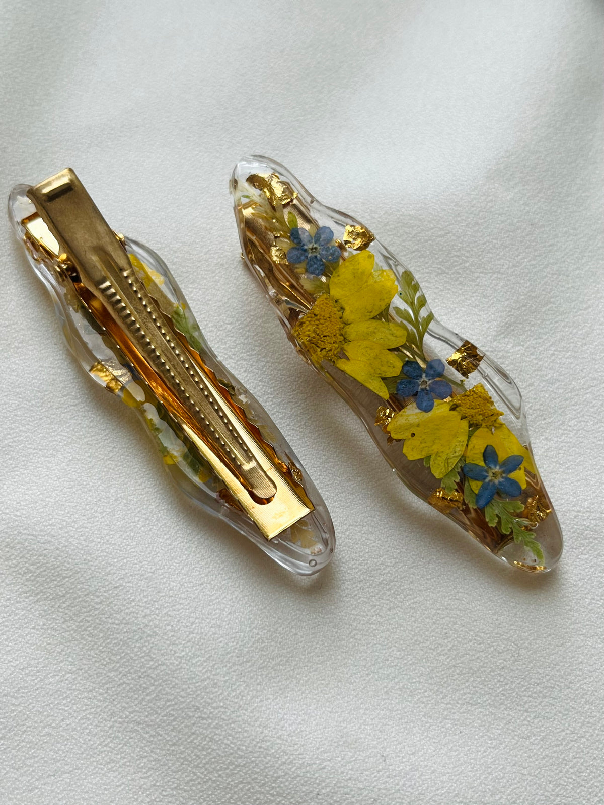 Pressed Flowers | Barrettes