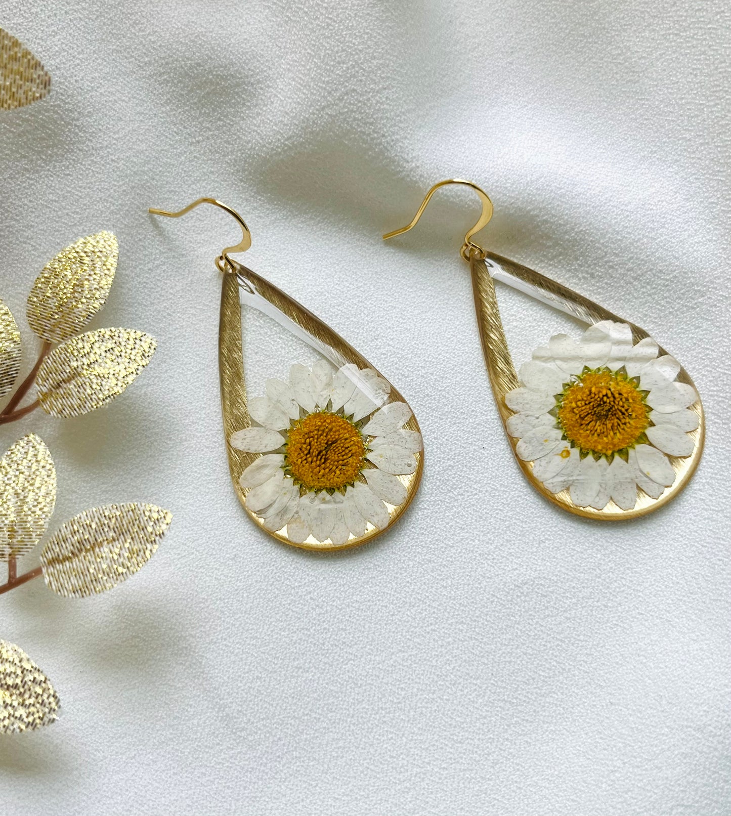 Real Flower Earrings