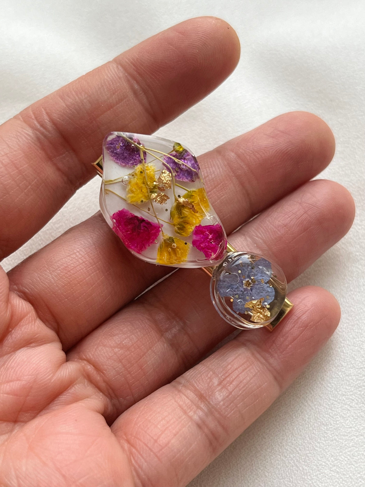 Pressed Flowers | Barrette