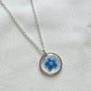 Pressed Flowers | Forget Me Not | Necklace
