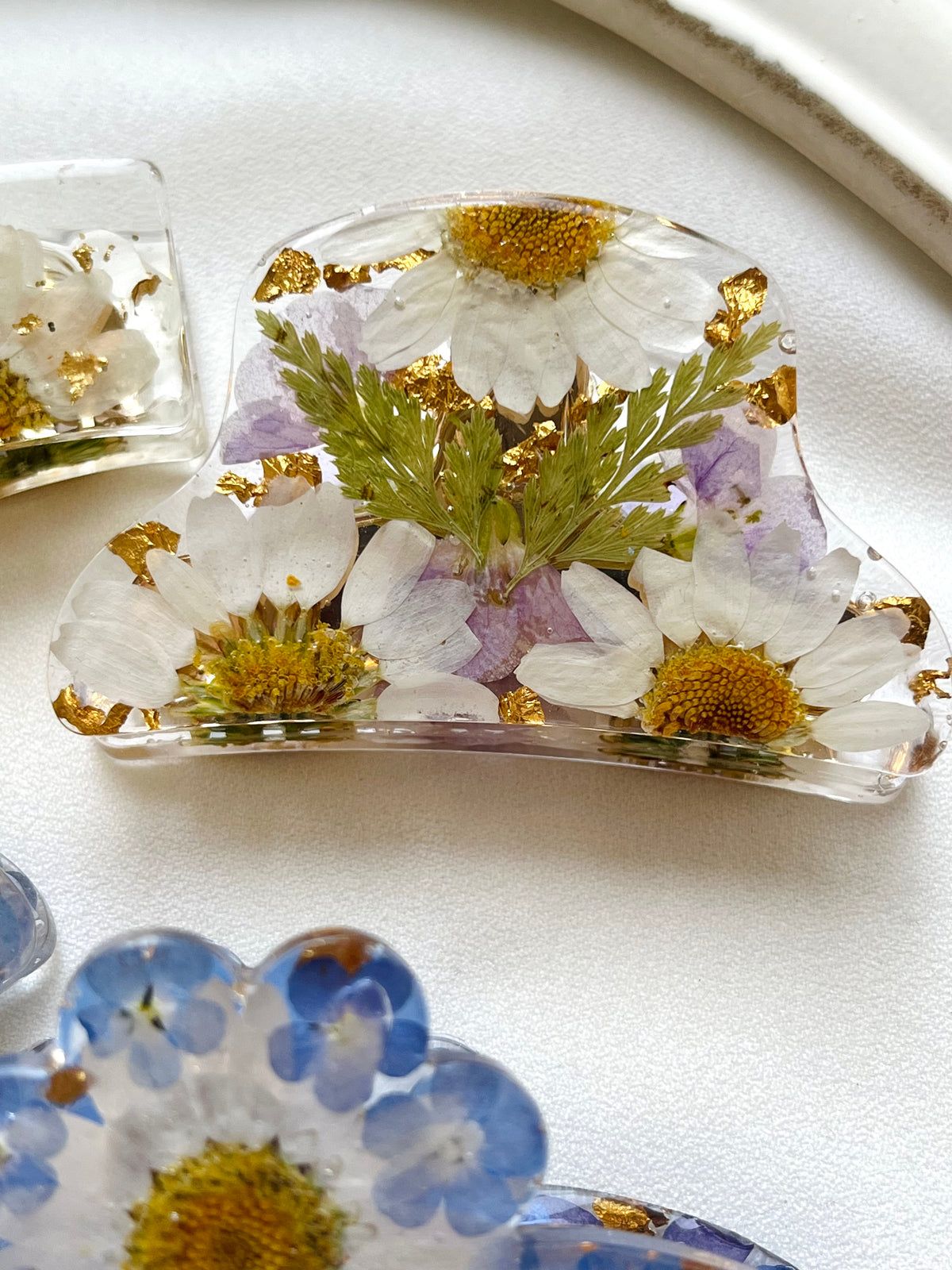 Pressed Flowers | Claw Clips