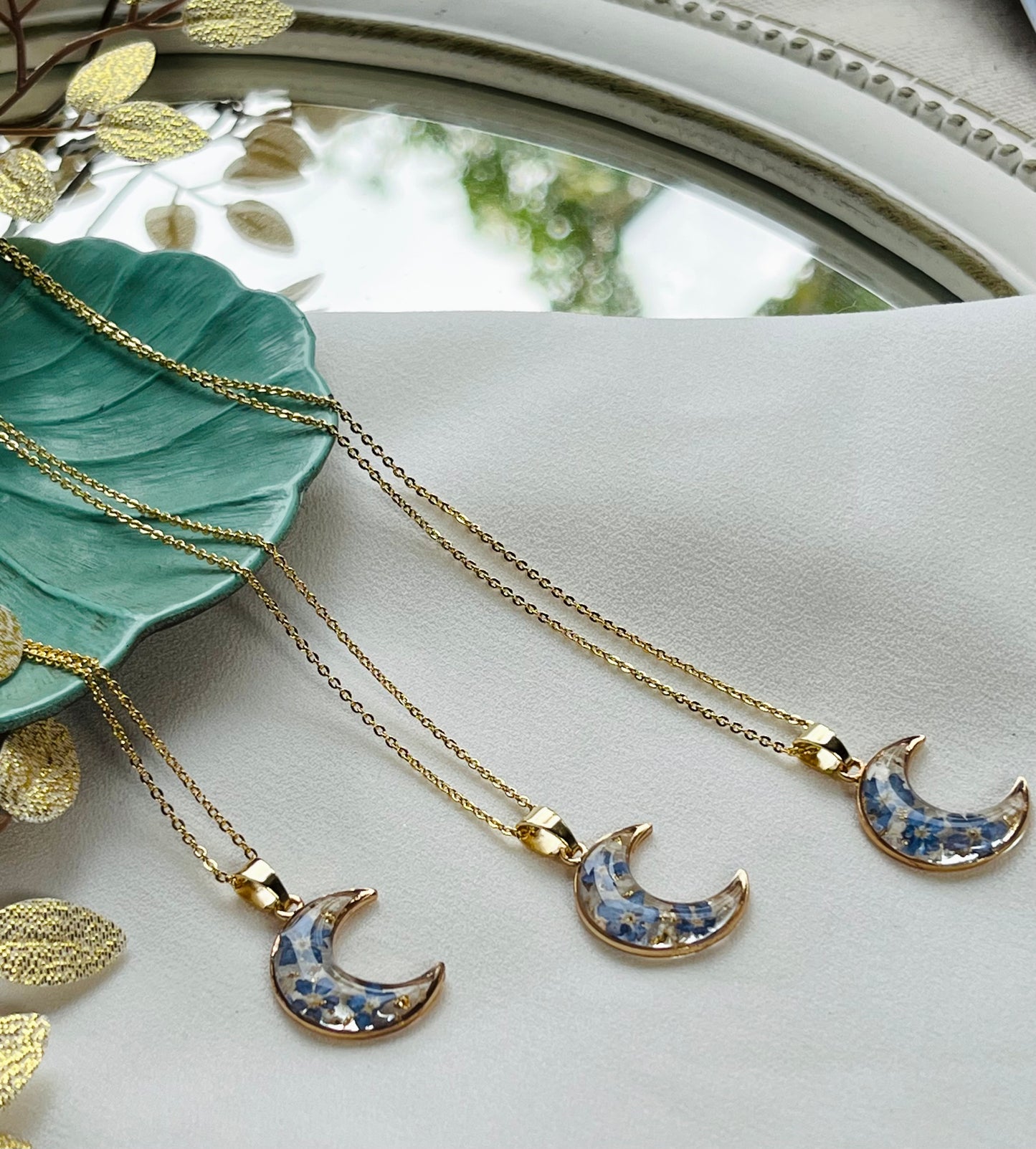 Pressed Flower Necklace