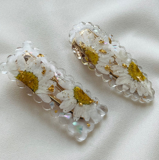 Pressed Flowers | Barrette