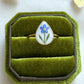 Pressed Flowers | Stainless Steel | Teardrop Ring | Adjustable
