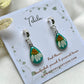 Real Flower Earrings