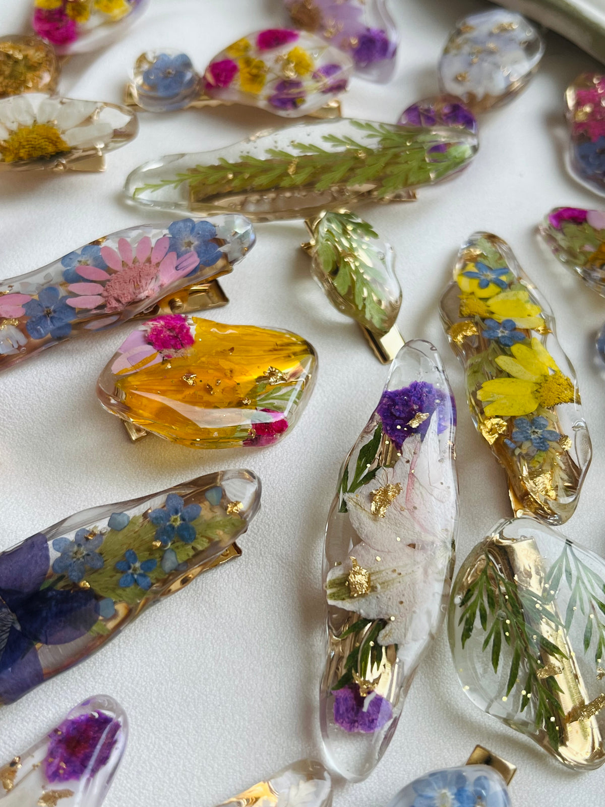 Pressed Flowers | Barrette