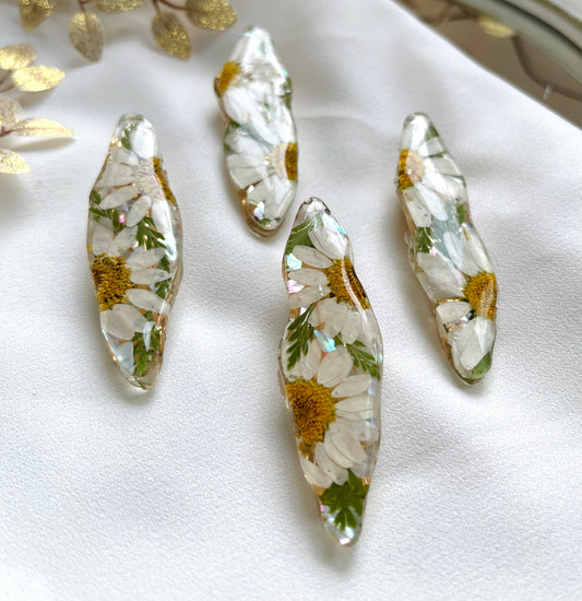 Pressed Flowers | Hair Clips