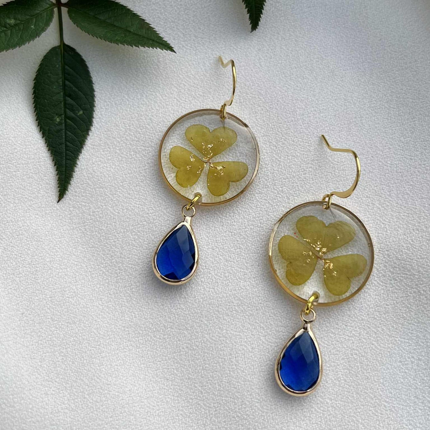 Pressed Flower Earrings