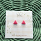 Polymer Clay| Triangle studs