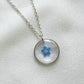 Pressed Flowers | Forget Me Not | Necklace