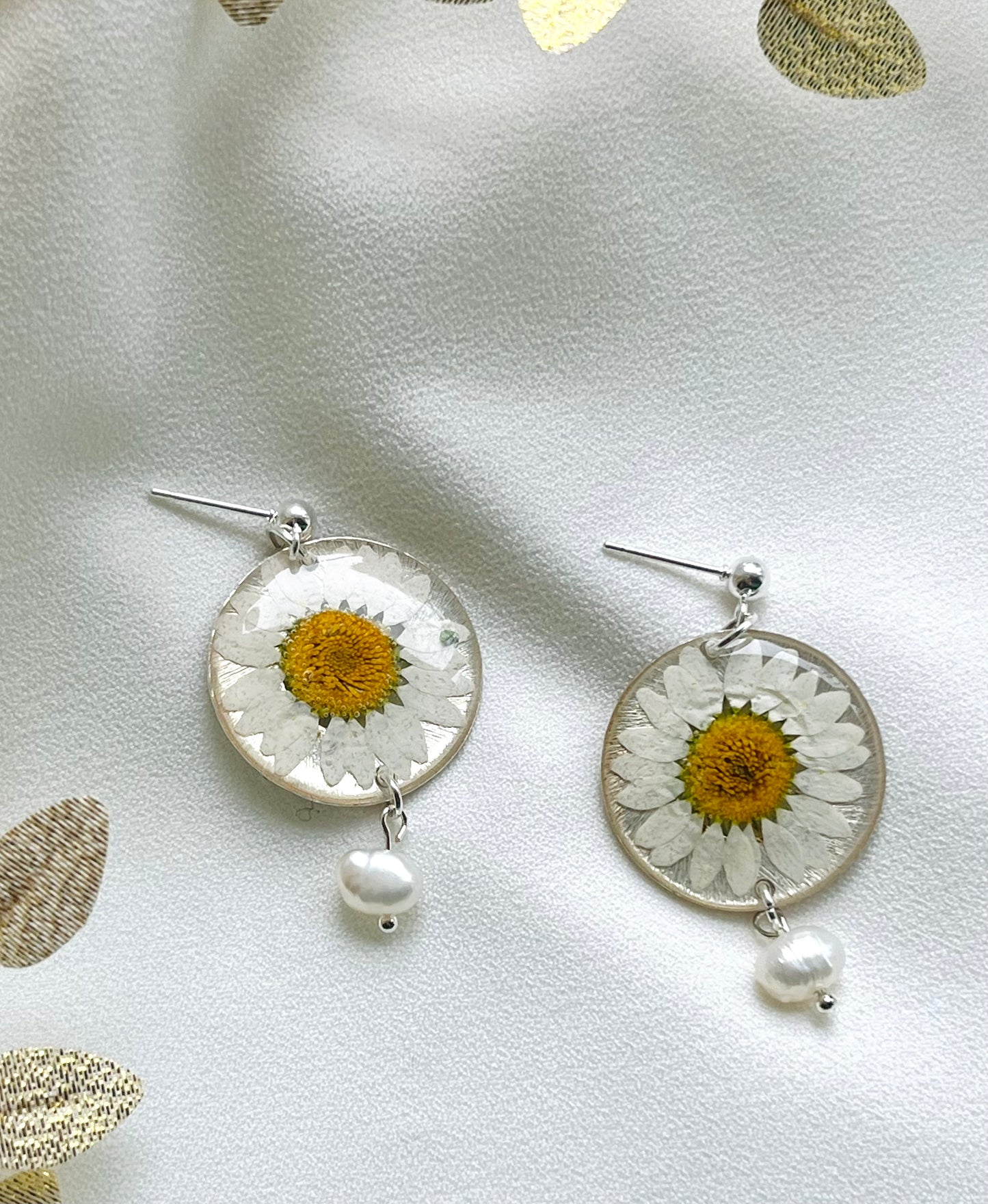 Pressed Flowers Earrings