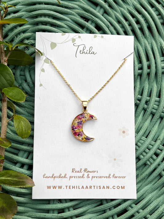 Pressed Flower Necklace