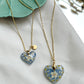 Pressed Flower Necklace | Love Heart