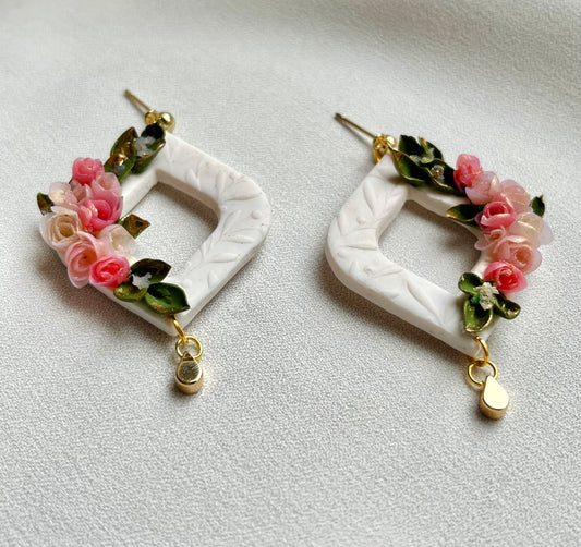 Polymer Clay| Floral Earrings