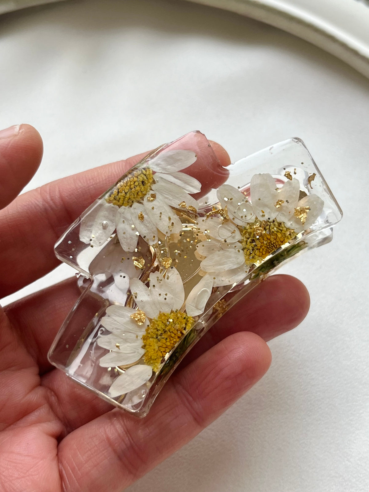 Pressed Flowers | Claw Clips