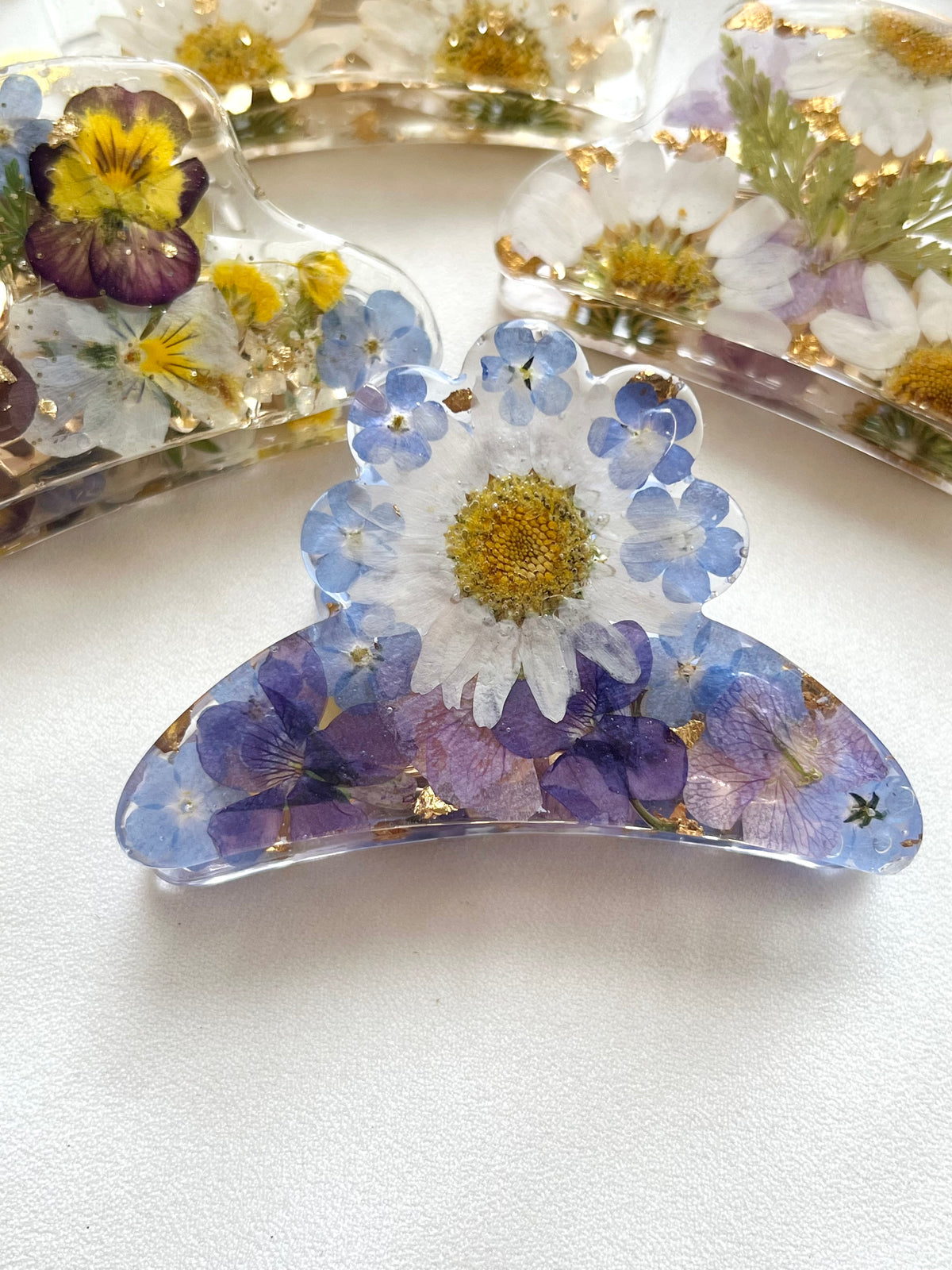 Pressed Flowers | Claw Clips
