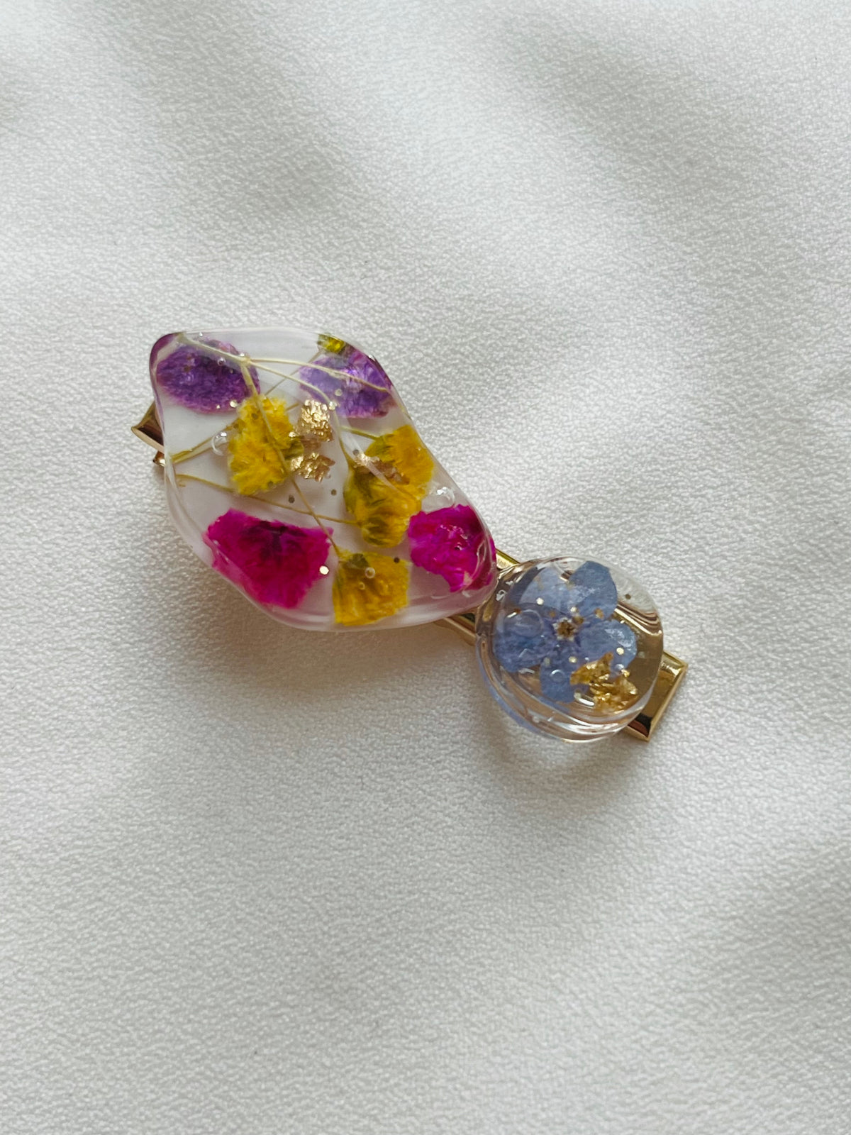 Pressed Flowers | Barrette