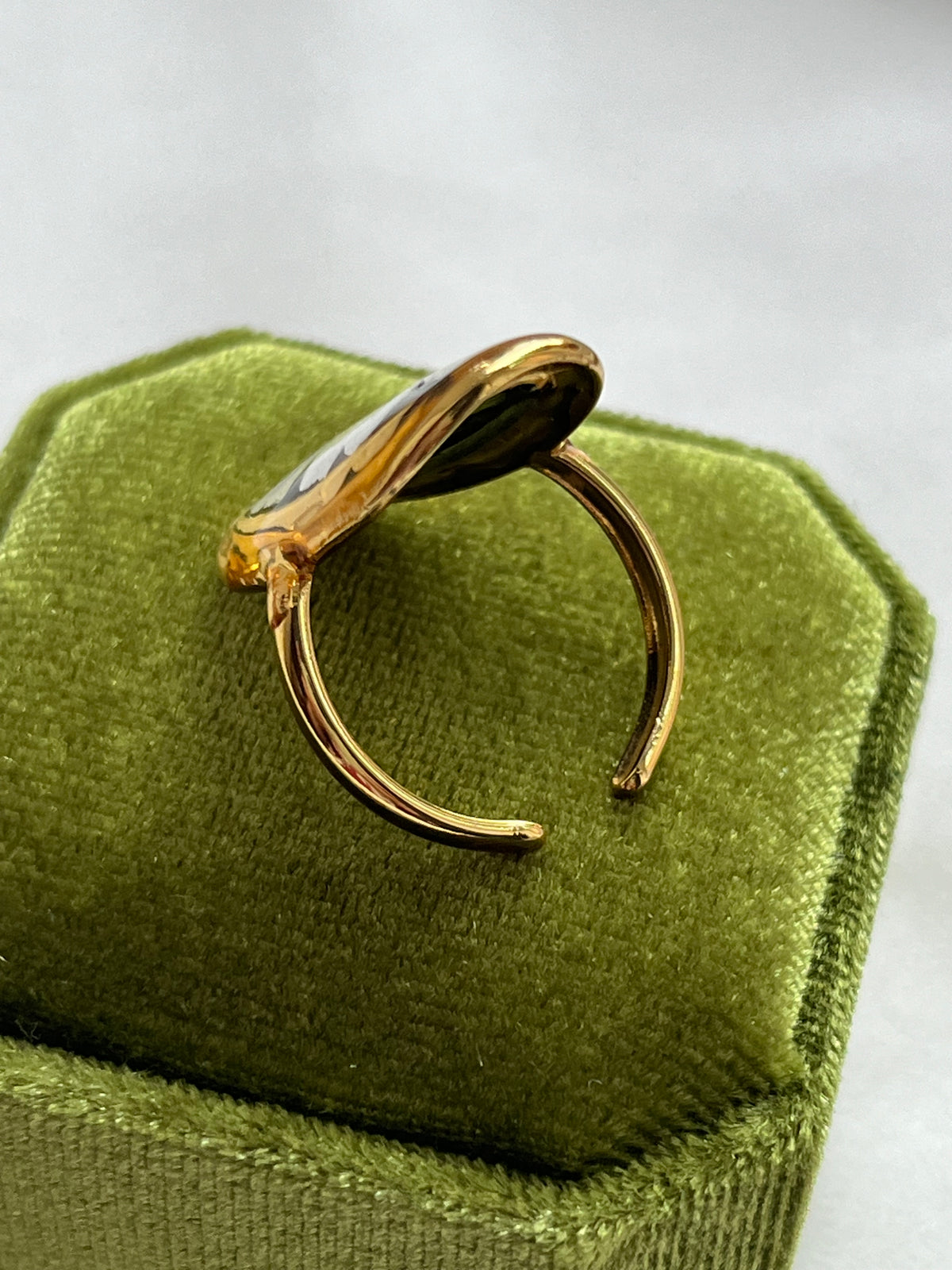 Pressed Flower | Adjustable Ring
