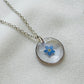 Pressed Flowers | Forget Me Not | Necklace