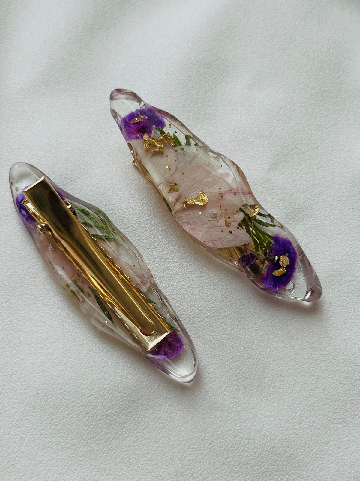 Pressed Flowers | Barrettes